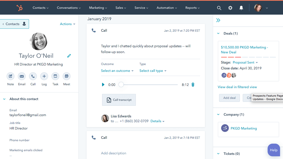 contact management helt ny